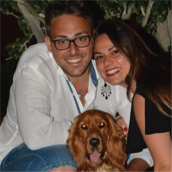 Andrea e Viviana con Coco